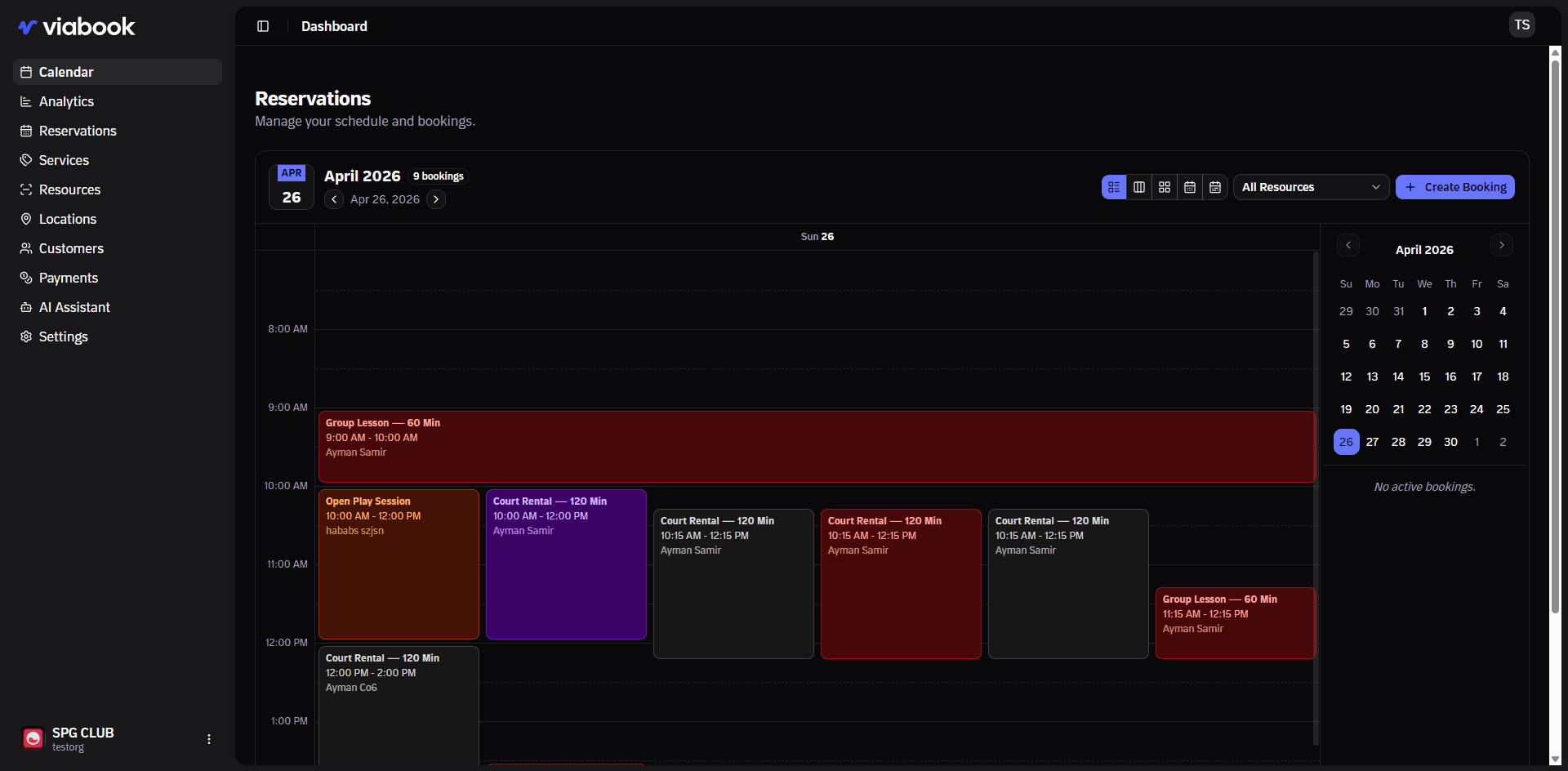 Dashboard preview